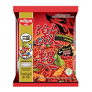 Nissin นิสชิน บะหมี่กึ่งสำเร็จรูปแบบซอง 60/73 กรัม มาม่าเผ็ด รสไก่เผ็ดเกาหลี ต้นตำรับเกาหลี ญี่ปุ่น