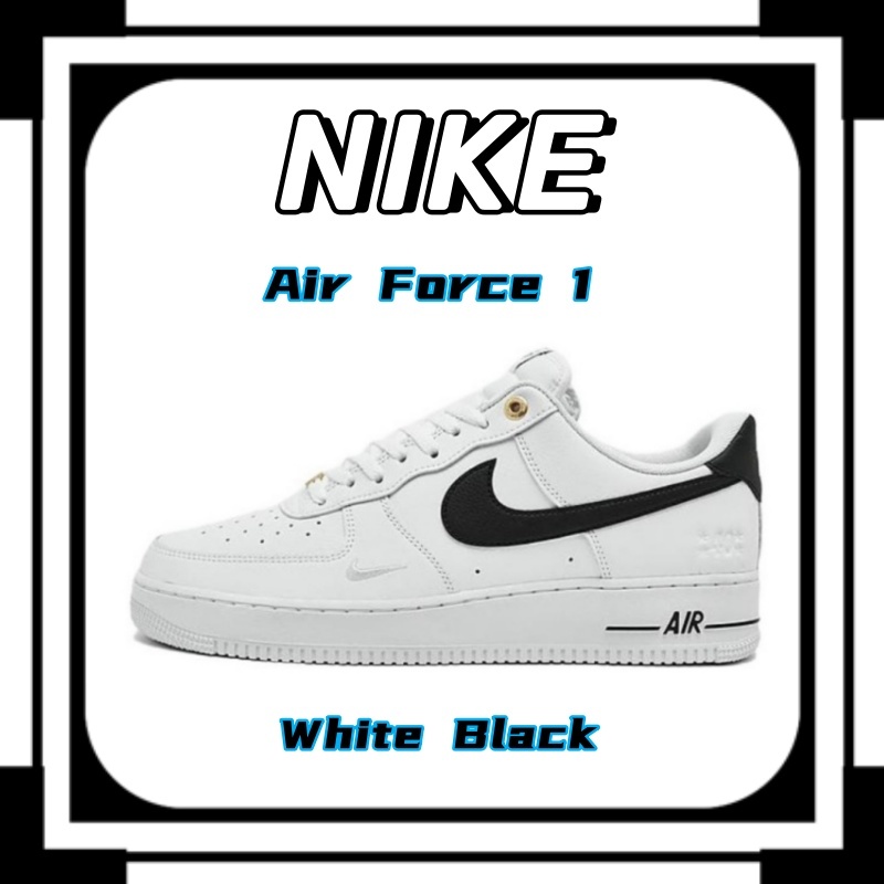 รองเท้าผ้าใบ NIKE Air Force 1 Low se White Black