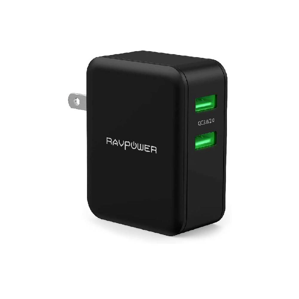 RAVPower 36W RP-PC006: หัวชาร์จเร็ว 2 พอร์ต พกพาสะดวก ชาร์จไว ทุกที่
