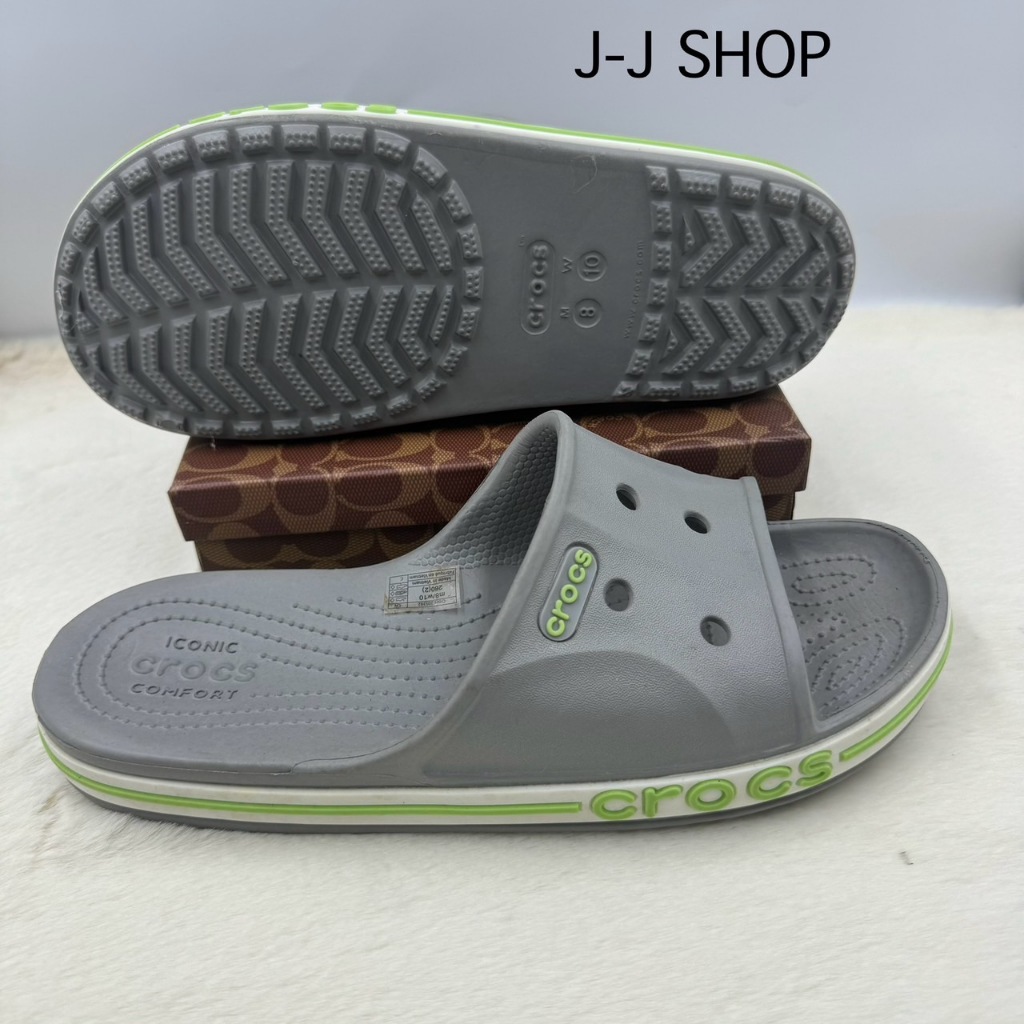 รองเท้าแตะ Crocs แบบสวมสำหรับผู้หญิงและผู้ชายรุ่นใหม่ไซส์ 36 ถึง 46 งานสวยน้ำหนักเบาราคาถูกสินค้ามีคุณภาพ ห้ามพลาดนะคะ