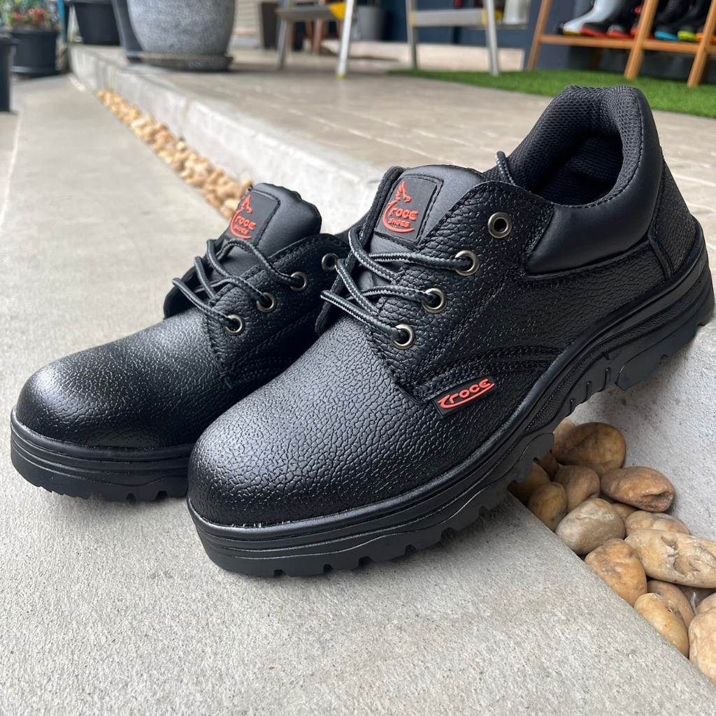 💥รองเท้าเซฟตี้ หัวเหล็ก งานดี มีไซส์ใหญ่💥รองเท้าหัวเหล็ก Safety Shoes รุ่นS8003 สีดำ ไซส์ 36-48