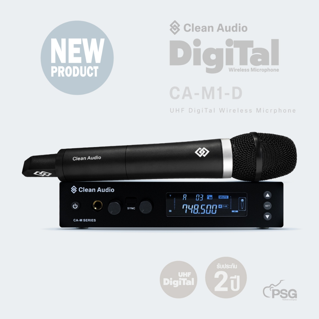 Clean Audio CA-M1-D UHF DigiTal Wireless Micrphone