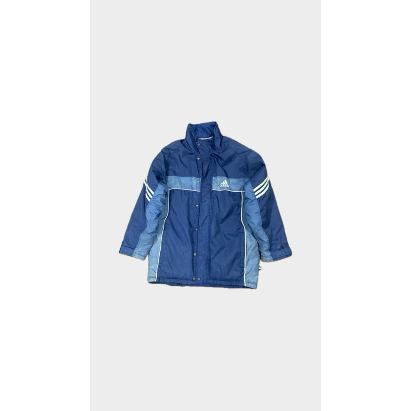 Men’s Adidas Retro Vintage Navy Blue Padded Coat Jacket