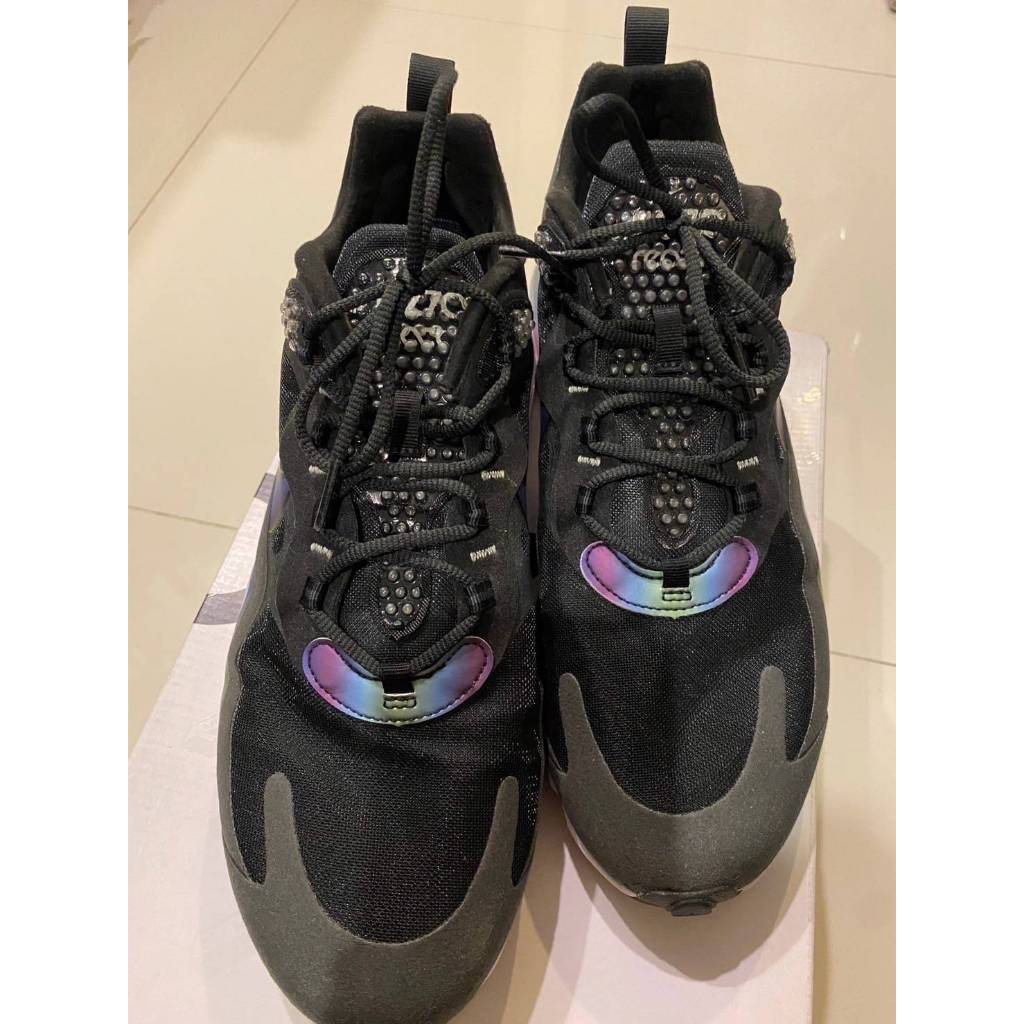 Nike Mens Air Max 270 React 20 Dark Grey MultiColor Bubble Pack Shoes