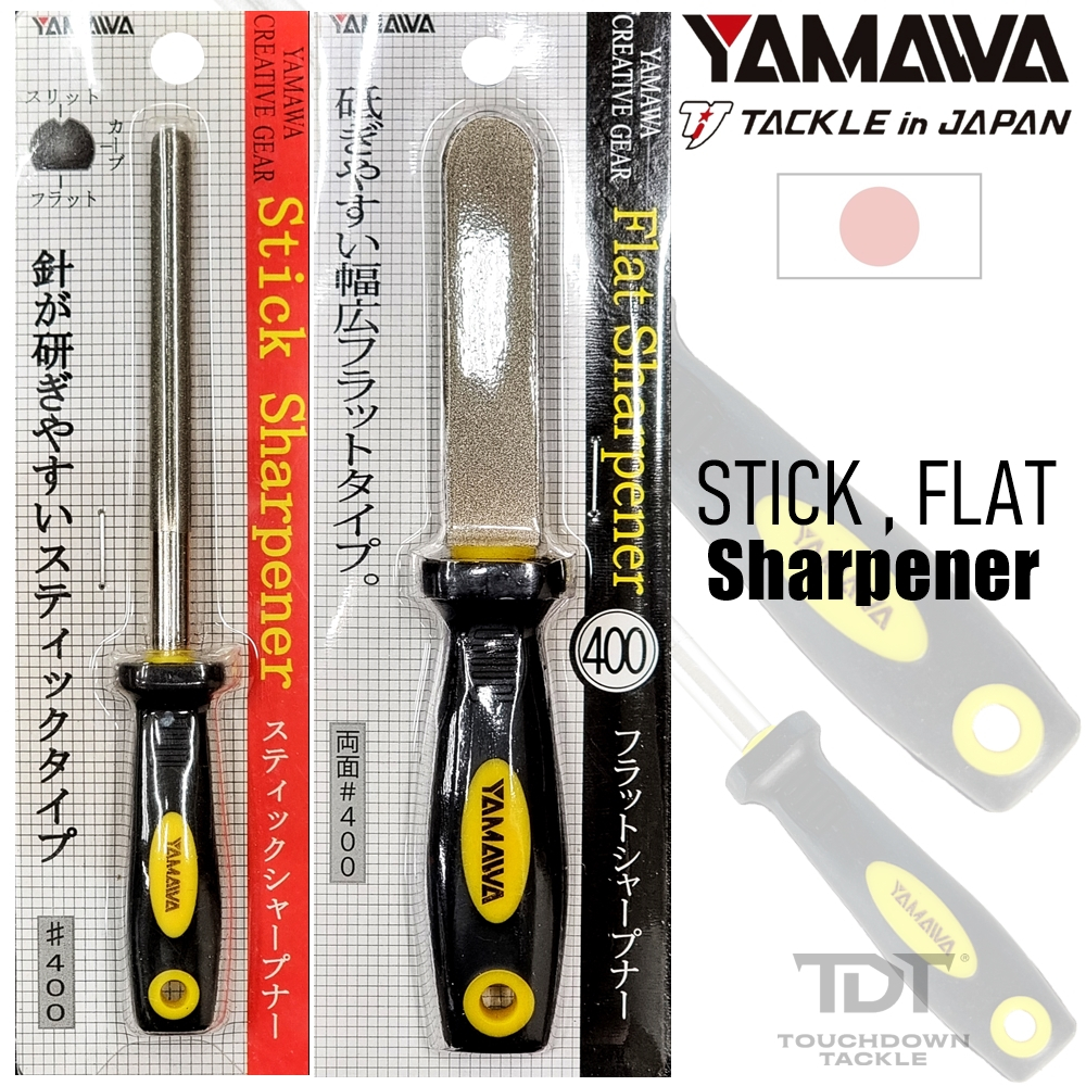 YAMAWA STICK / FLAT SHARPENER  *** ที่ลับเบ็ด คุณภาพ 10กะโหลก MADE IN JAPAN ของแท้ 100% ***