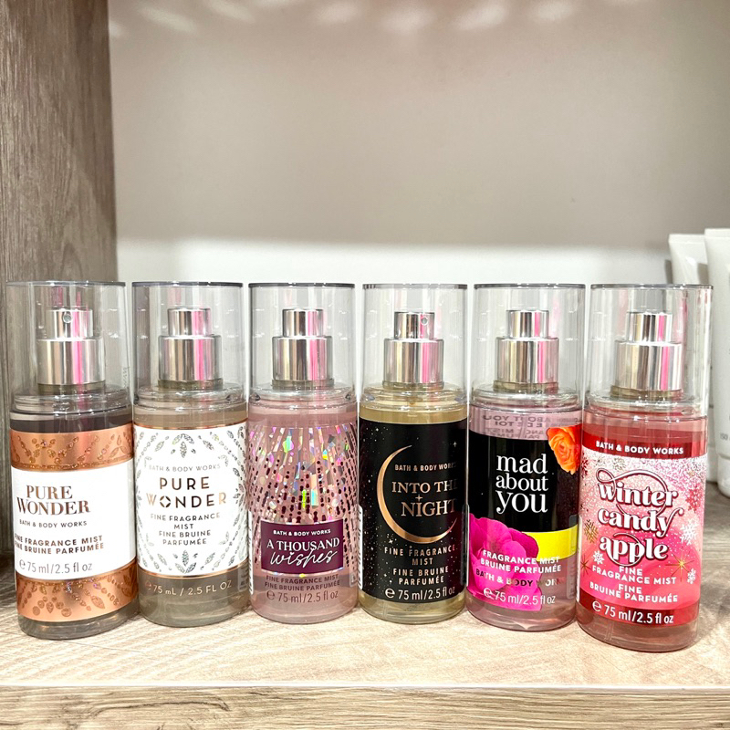 Bath&BodyWorksช๊อปไทยTravel Size Fine Fragrance Mist75ml สเปรย์น้ำหอมฉีดตัวขนาดพกพา 75มล.
