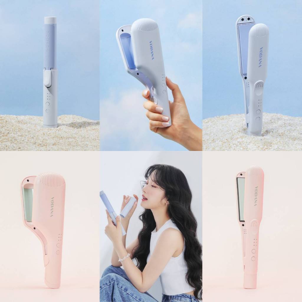 ( พร้อมส่ง ) Vodana Compact Edition เครื่องทำผมลอนม้วน / หนีบตรง / ลอนเมอเมด