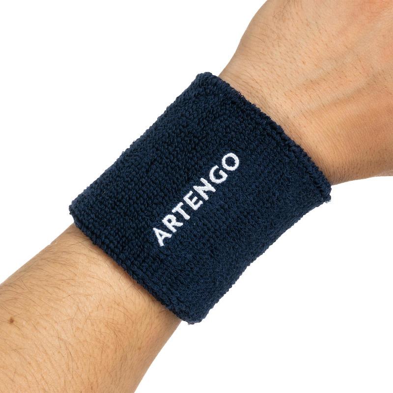 ปลอกรัดข้อมือ ARTENGO ปลอกรัดข้อมือซับเหงื่อสำหรับเทนนิส ปลอกรัดข้อมือเทนนิสรุ่น TP 100