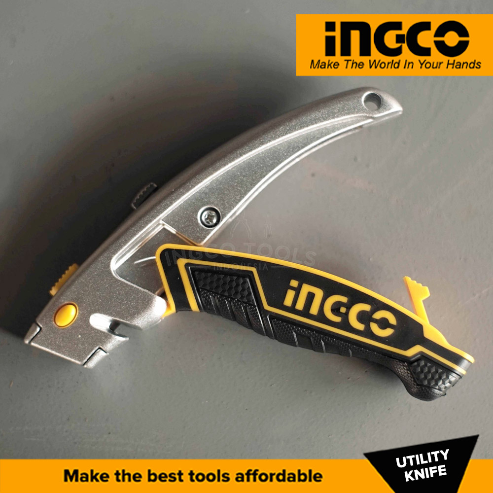 INGCO มีดอเนกประสงค์ พร้อมใบมีด 6 ใบ  รหัส : HUK6128 - รูปที่ 4