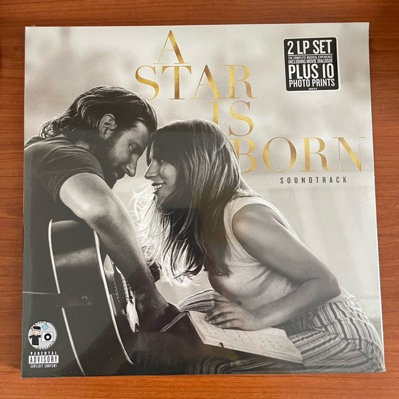 แผ่นเสียง Lady Gaga, Bradley Cooper – A Star Is Born Soundtrack 2lp+10 photo print มือหนึ่ง ซีล