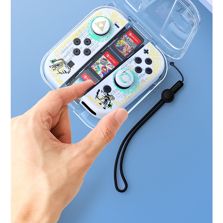 กล่องเก็บJoycon Nintendo Switch/oled กันฝุ่น PC Storage กล่องป้องกันแบบแข็ง