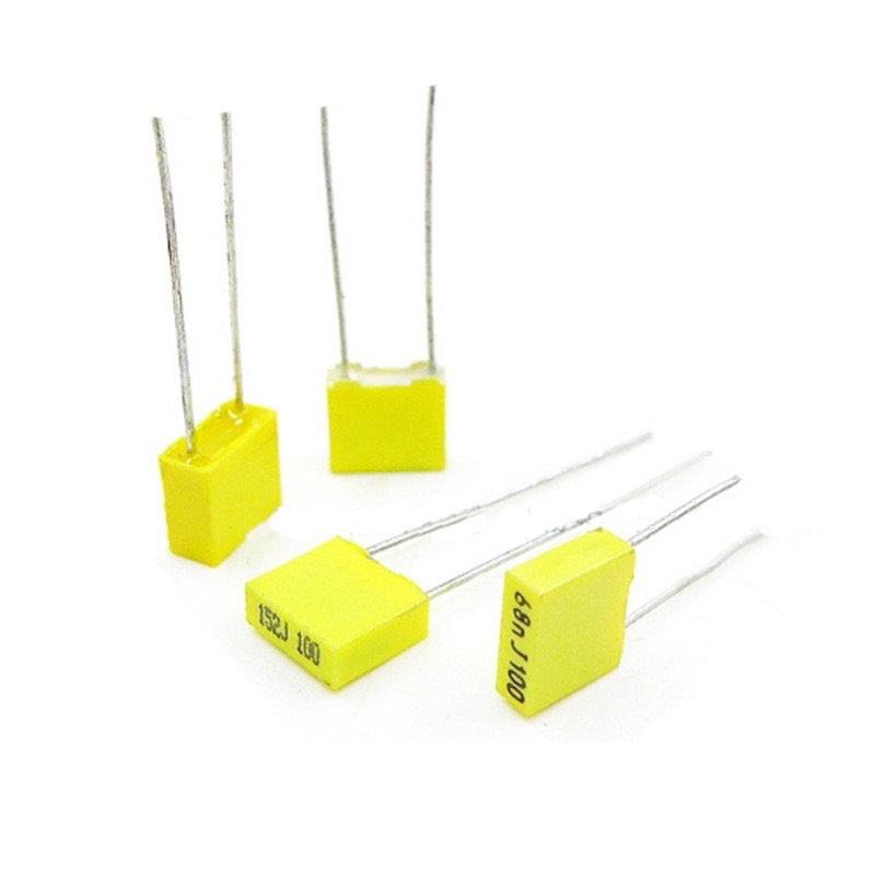 (4 ตัว) ตัวเก็บประจุ โพลี่  334J/63V 0.33UF 330NF ความแม่นยำ 5% pitch P5mm 63V334J