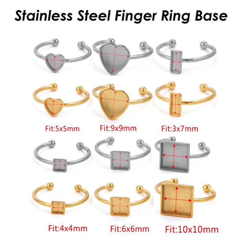 TD155-TD157 อะไหล่แหวนสแตนเลสแท้