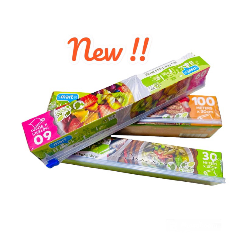 ☘️Bio Plastic, Food Wrap, Eco-Wrap ฟิล์มถนอมอาหารย่อยสลายธรรมชาติ🌱