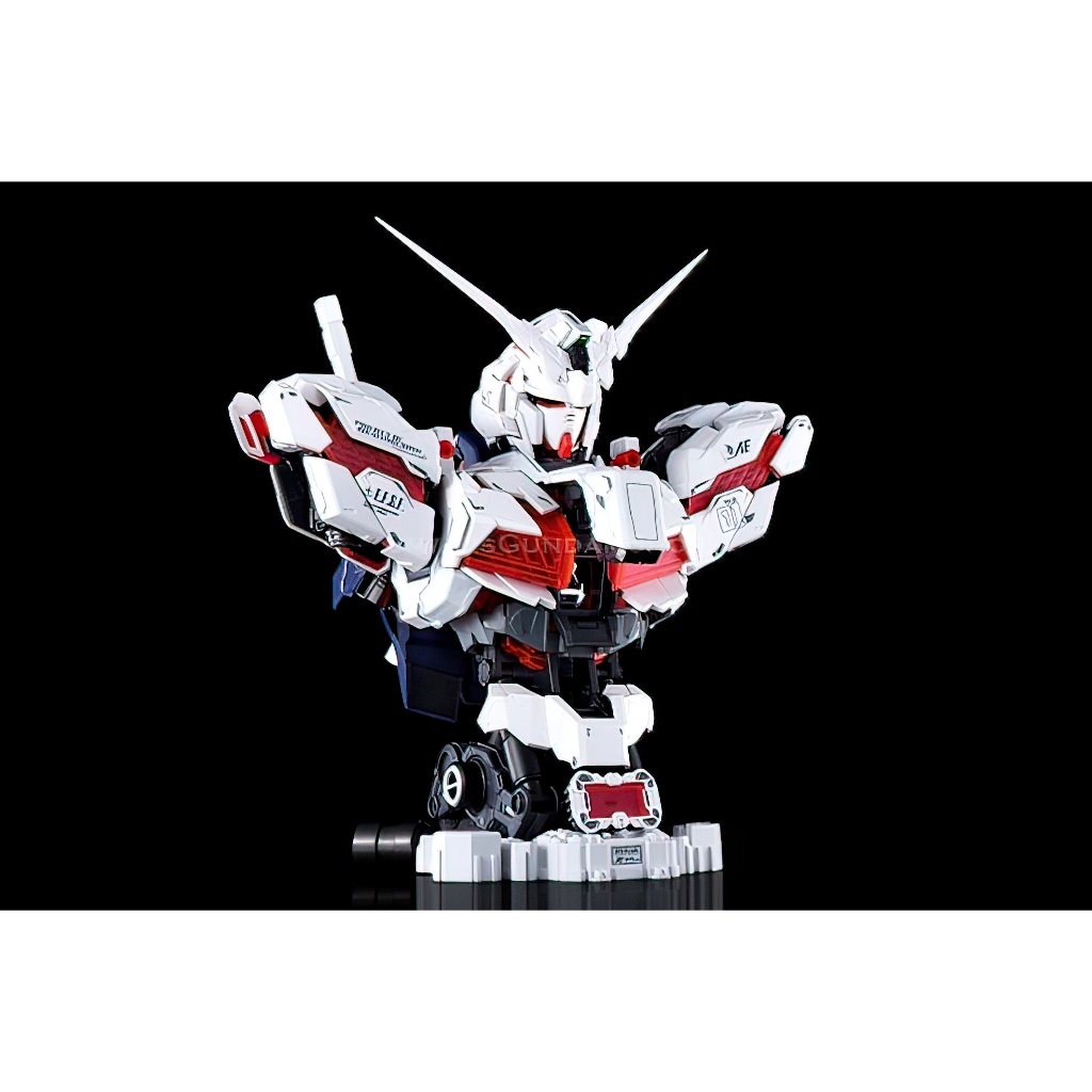 1/35 RX-0 Unicorn Gundam Head Bust[Red psycho frame]+LED[งานจีนYihui]