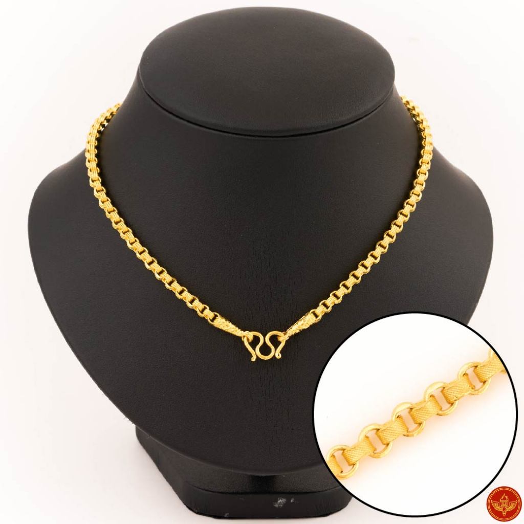 LSW สร้อยคอทองคำแท้ 3 สลึง (11.37 กรัม) ลายทาโร่ NE-3