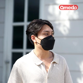 [Official Store]Omedo 3D Medical Face Mask สีดำ มอก.ระดับที่ 2 รูปทรง 3D หนา 3 ชั้น บรรจุ 50 ชิ้น
