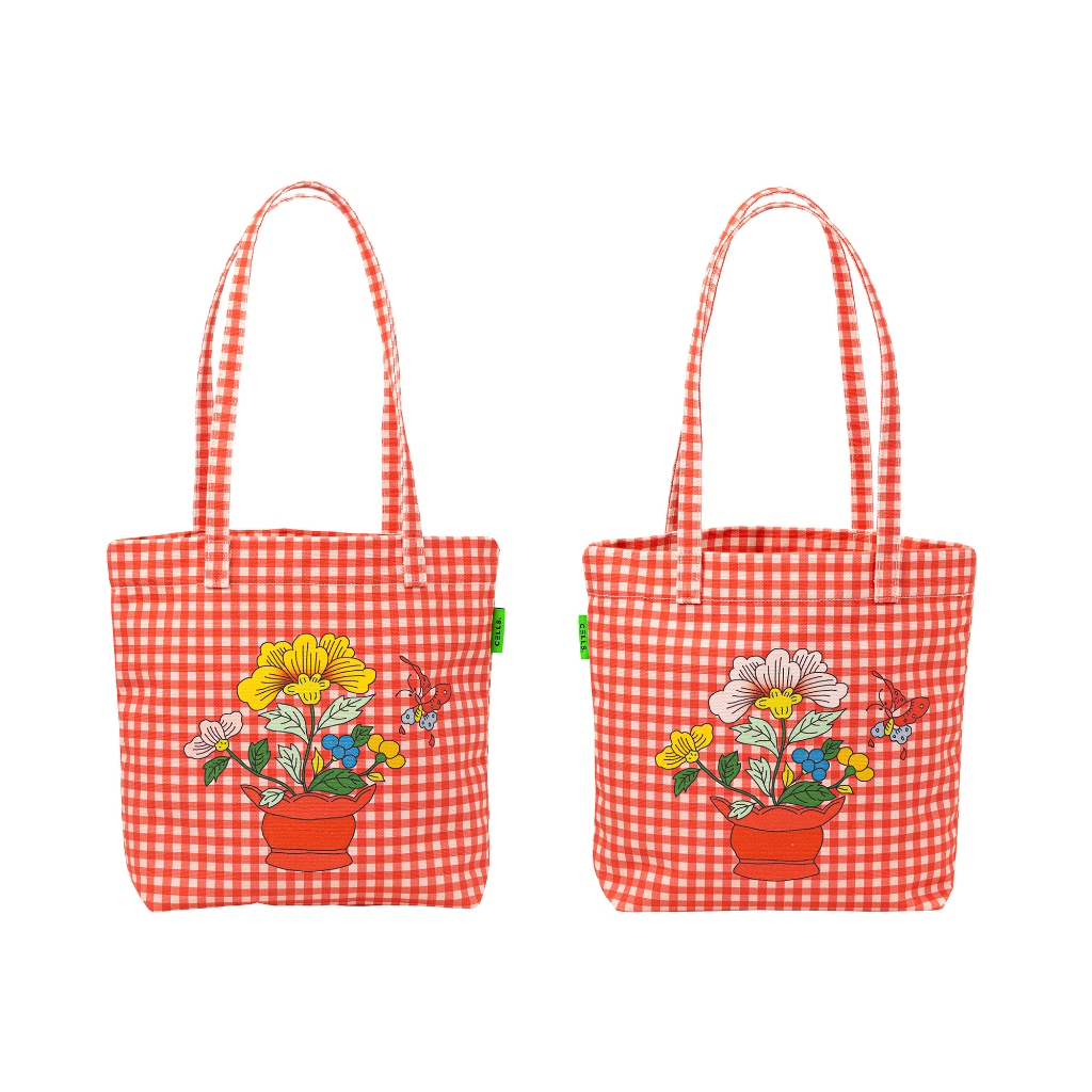 CELLS. กระเป๋าผ้า รุ่น PURU-Tote-M-001-01