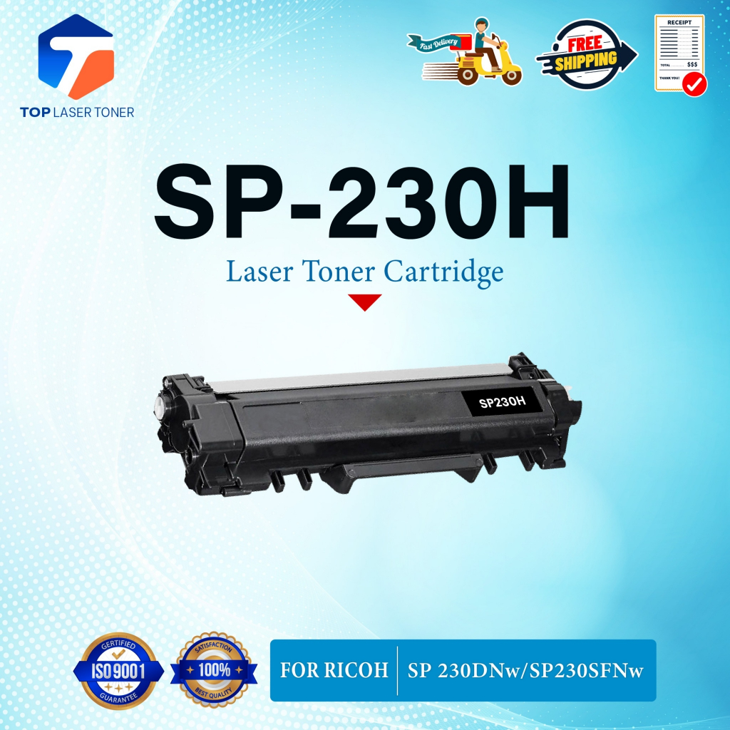 หมึกเทียบเท่า SP230H SP-230H SP230 230H 230 RICOH For RICOH SP230DNw/SP230SFNw