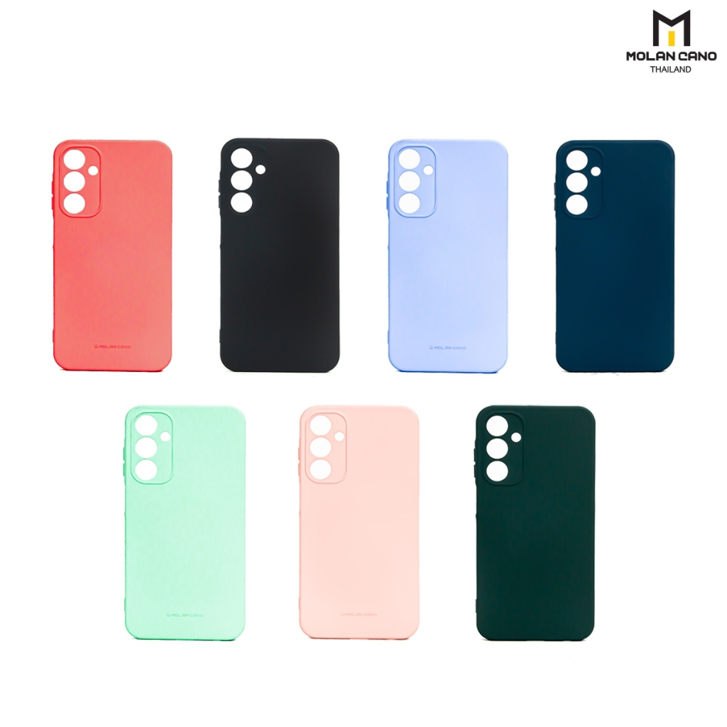 Molan cano รุ่น  A34 5G,A24,A23 5G,A73,A54,A05,A05S,A35, A14 5G,A25,A15 Camera Jelly เคสนิ่มซิลิโคน 