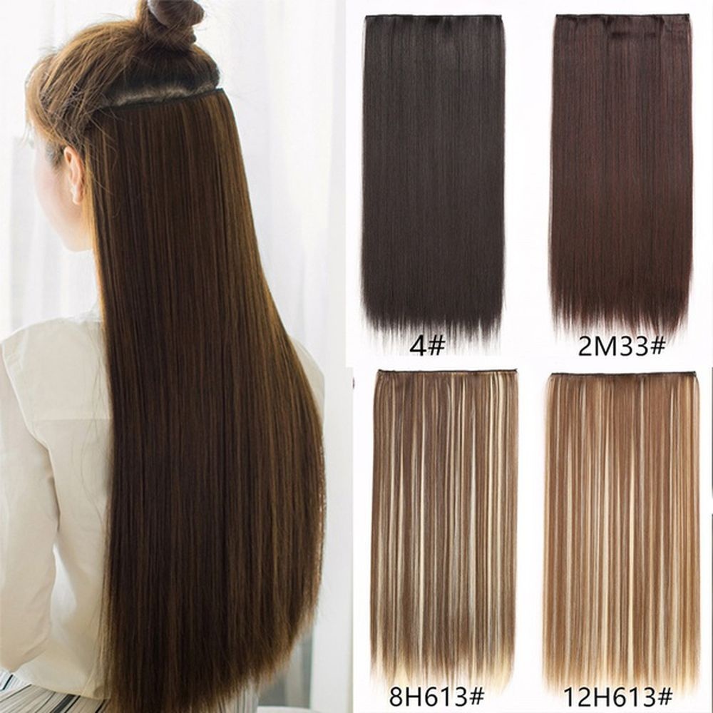 ในไทย-พร้อมส่ง✨กิ๊บติดผมปลอม ผมตรง ยาว สังเคราะห์ ธรรมชาติ 60cm สําหรับผู้หญิง ราคาถูกที่สุด-Move ราคา ถูกที่สุด ดีลบีเคเค แกลเลอรีภาพที่ 2