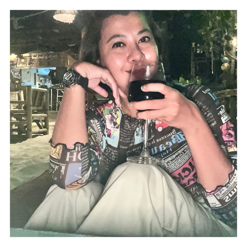 เสื้อคร้อป Newspaper Print Lettuce Trim Crop Mesh Top