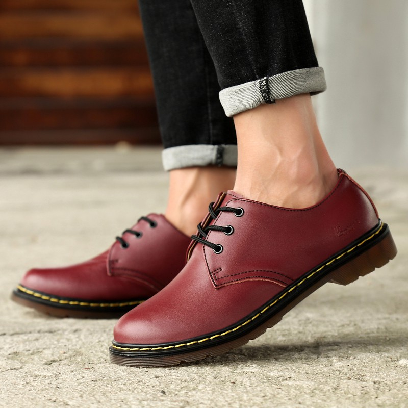 Dr.Martens รองเท้าหนัง แบบผูกเชือกสำหรับผู้ชาย