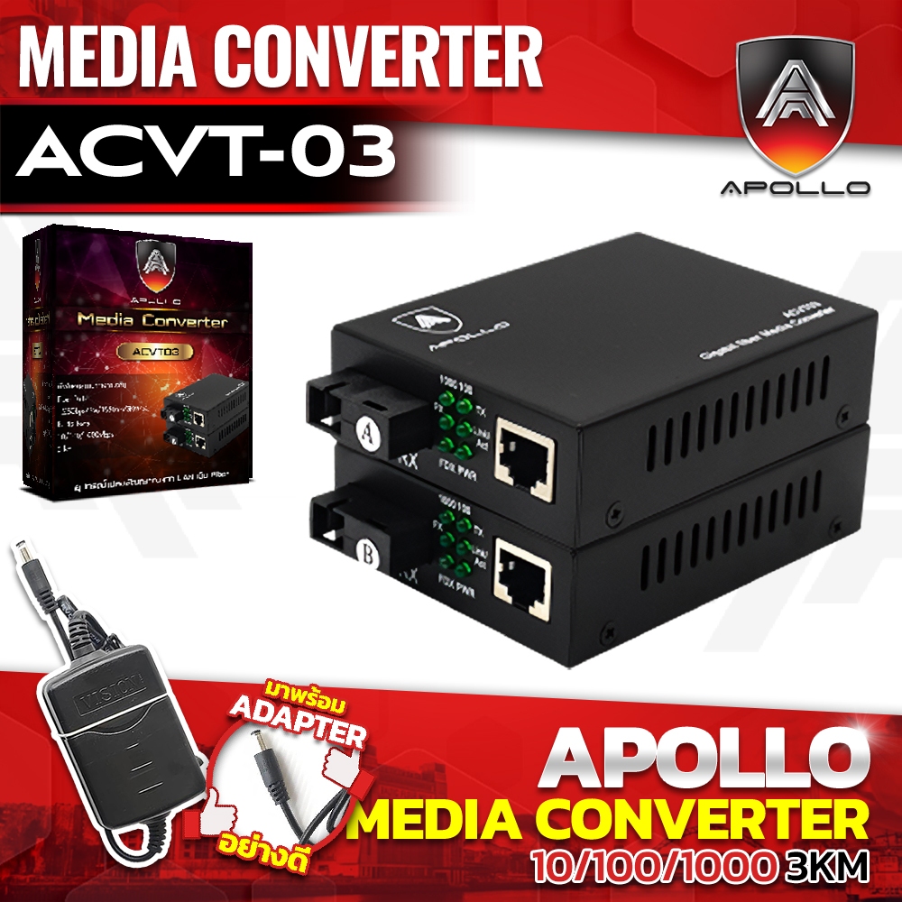 ACVT03 Apollo Media Converter