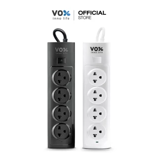 Vox NOVA SERIES ปลั๊กไฟมีระบบกันไฟกระชาก รุ่น NV-140 : 1 สวิตช์ 4 ช่องเสียบ (3 เมตร/ 5 เมตร)