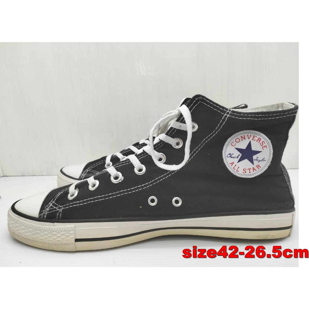 รองเท้าผ้าใบมือสอง converse chuck taylor all star 70 high size 42-26.5cm งานคัดหัวคุณภาพดี สุดคุ้ม