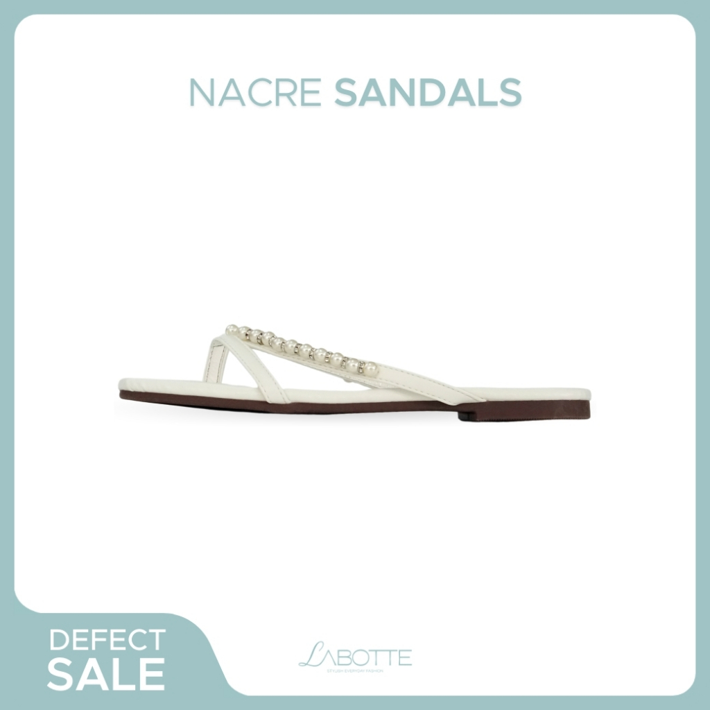Nacre Sandals (Defect) - Labotte.bkk รองเท้าแตะ รองเท้าแฟชั่น ใส่สบาย (8430-14)