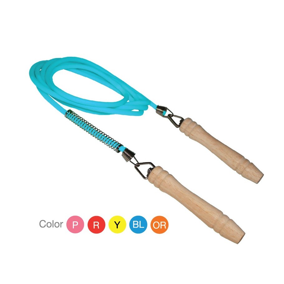 SPORTLAND เชือกกระโดด เชือกไนล่อน สำหรับออกกำลังกาย SPL JumpRope+Spring NCL7mm.L305cm.WL #818 (185)