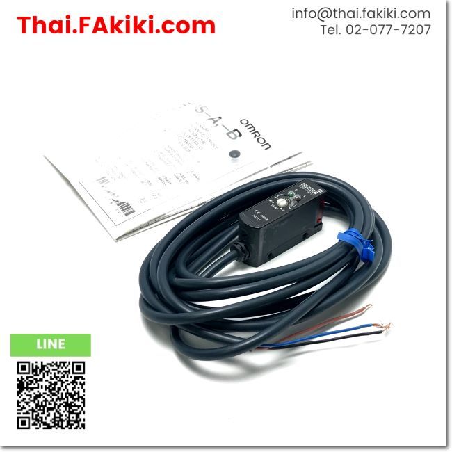 มือสองพร้อมส่ง, (C)Used, E3S-AD11 Photoelectronic Sensor, โฟโต้อิเล็กทริค เซ็นเซอร์ สเปค 2m, OMRON (