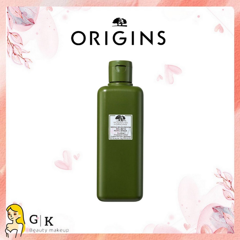 ของแท้100% Origins Dr. Andrew Weil Mega Mushroom Relief and Resilience Soothing Treatment Lotion 200ml ออริจิน น้ำตบเห็ด