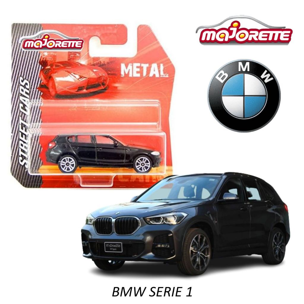 (มือ1นอกแพ็ค) โมเดลรถเหล็ก majorette รุ่น BMW SERIES 1 ลิขสิทธิ์แท้100% โครงสร้างเหล็ก จำลองเสมือนจริง
