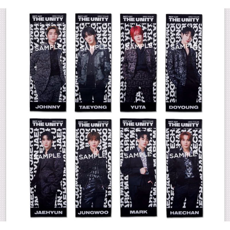 NCT127 The Unity Japan ผ้าเชียร์ big slogan โดยอง แจฮยอน