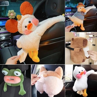 🙆‍♂️พร้อมส่ง🙆‍♂️ กล่องทิชชู่ในรถ Capybara กล่องทิชชู่ที่เท้าแขนน่ารัก หลากหลายรูปแบบให้เลือก