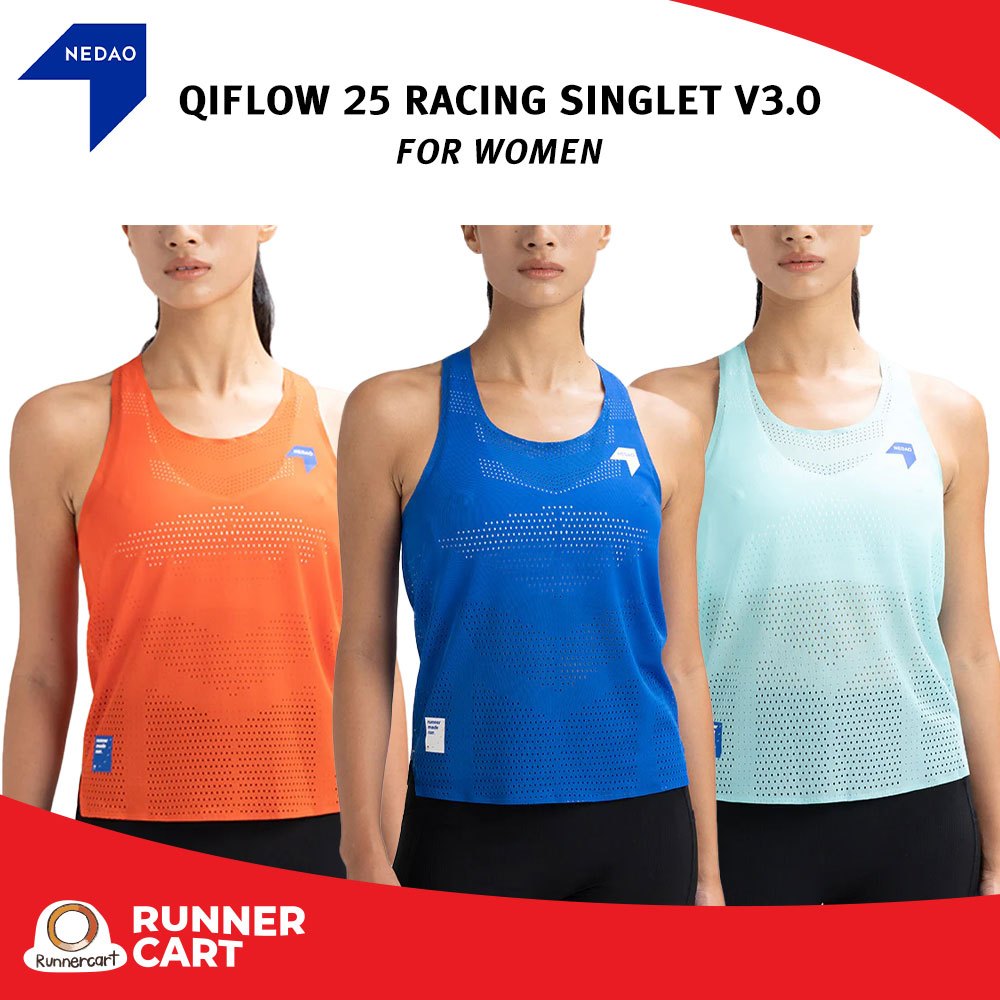 NEDAO Women's QiFlow 25 Racing Singlet V3.0 เสื้อกล้ามวิ่ง
