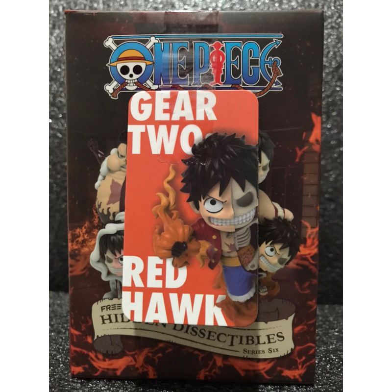 [มือ1/ส่งด่วน/เช็คการ์ด : Luffy REDHAWK Gear Two2] Mighty Jaxx One Piece S.6 Freeny Hidden Dissectib