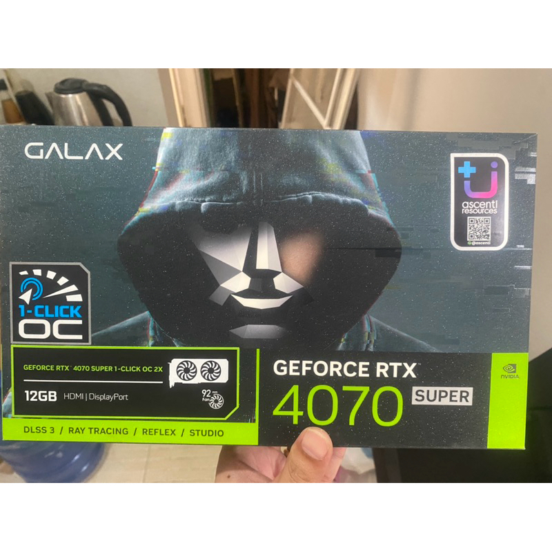 RTX GEFORCE 4070 SUPER GALAX 1 Click OC Edition (มือสอง)