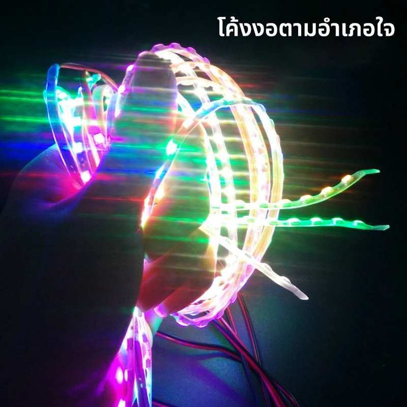 ไฟมะรุมไฟวิ่ง 12v ยาว 90cm ตัดต่อได้ สำหรับแต่งรถยนต์ thumbnail 4