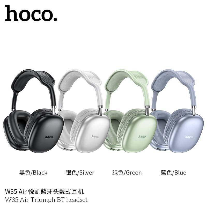 HOCO W35/W35AIR หูฟังบลูทูธตัวใหม่ล่าสุด เสียงดี ดีไซน์สวย Sports Headset Foldable Over-Ear Headphones