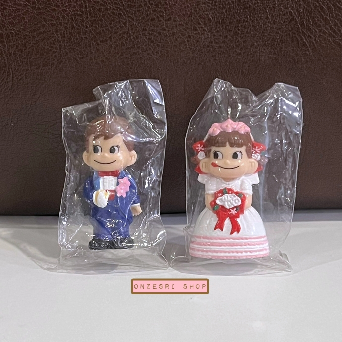 ตัวห้อยเปโกะจัง Happy Anniversary Mini Mini Peko Chan Charm แบบชุดคู่แต่งงาน Peko &amp; Poko * ของสะสม