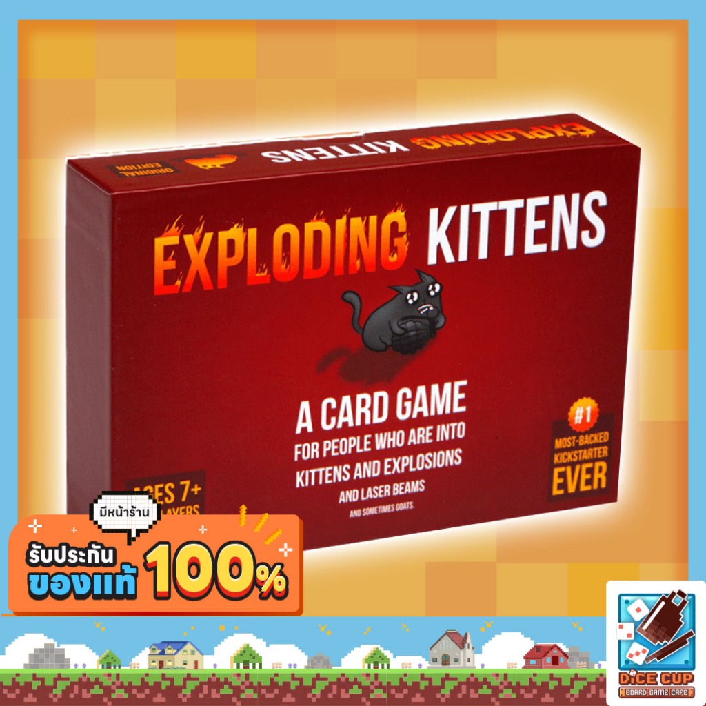 [ของแท้] Exploding Kittens Original (Red) [EN] Board Game