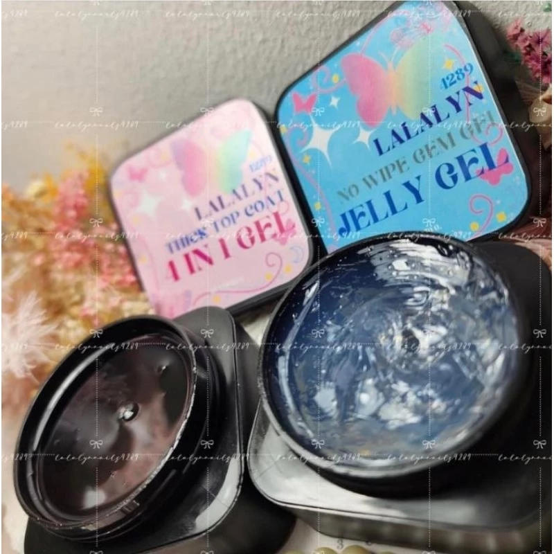 กาวเจลติดอะไหล่เล็บ2เนื้อแพ็คคู่Jelly Gel และ 4in1 Gel