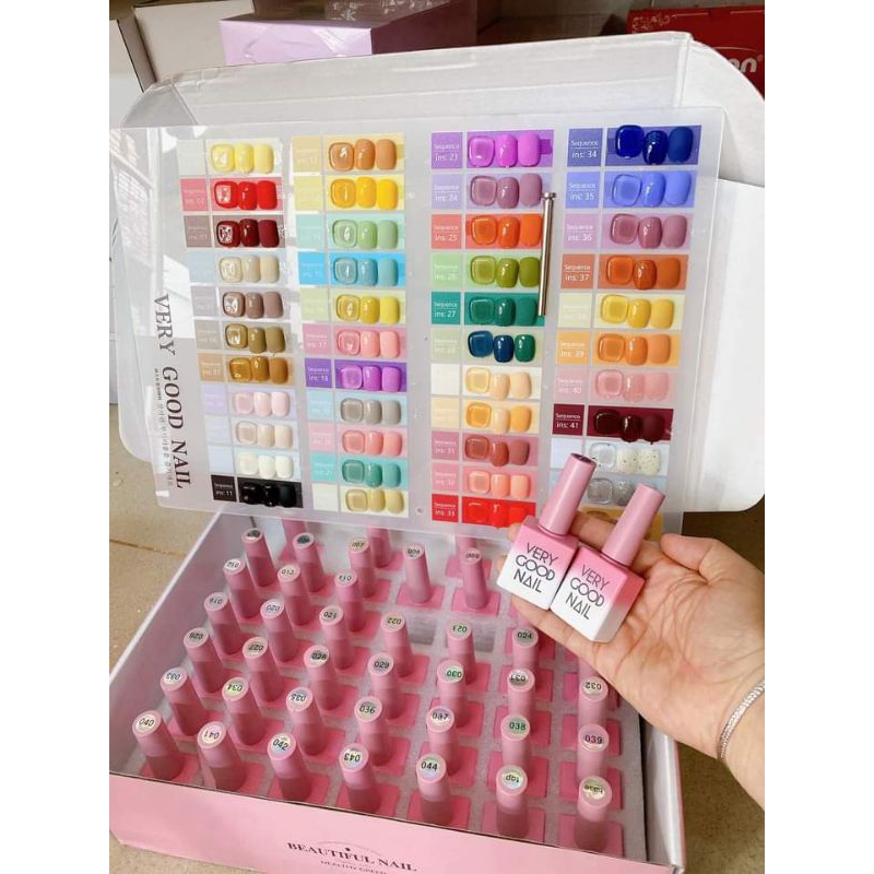 สีเจล very good nail 44สีแถมชาร์จสีฟรีเบส+ท็อปค่ะ