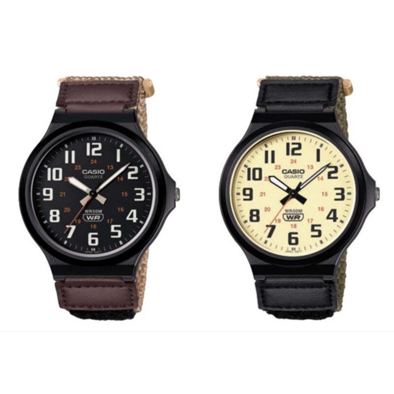 CASIOนาฬิกาซีรีย์ MW-240 MW-240BWของแท้ รับประกัน 1 ปี