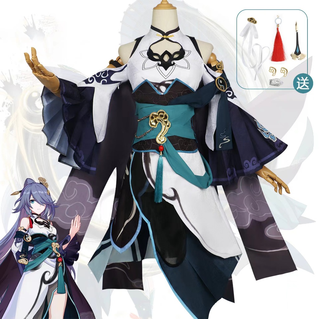 เกม Hongkai ผลกระทบ 3 Fuhua คอสเพลย์เครื่องแต่งกาย