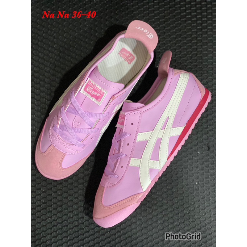 รองเท้าแบบหนังสินค้าพร้อมส่ง รองเท้าผ้าใบผู้หญิง(36-40)