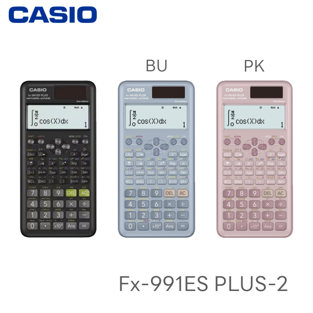 เครื่องคิดเลข CASIO รุ่น Fx-991ES PLUS-2 ของแท้ รับประกัน 2 ปี